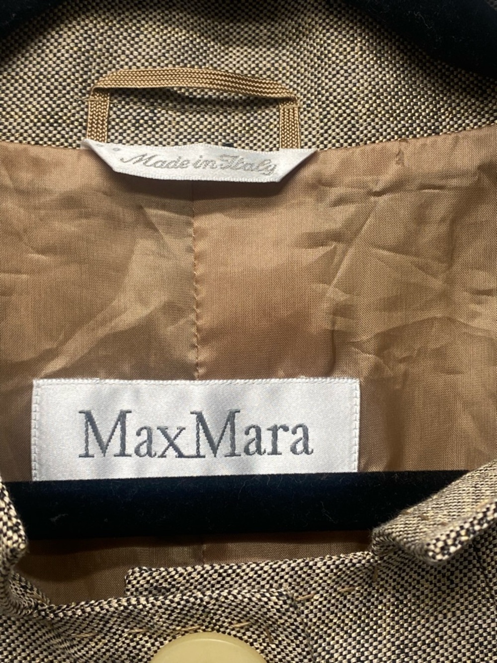 Max Mara Women’s Linen Skirt Suit Brown/Beige size 6. Made in Italy. - Picture 4 of 12